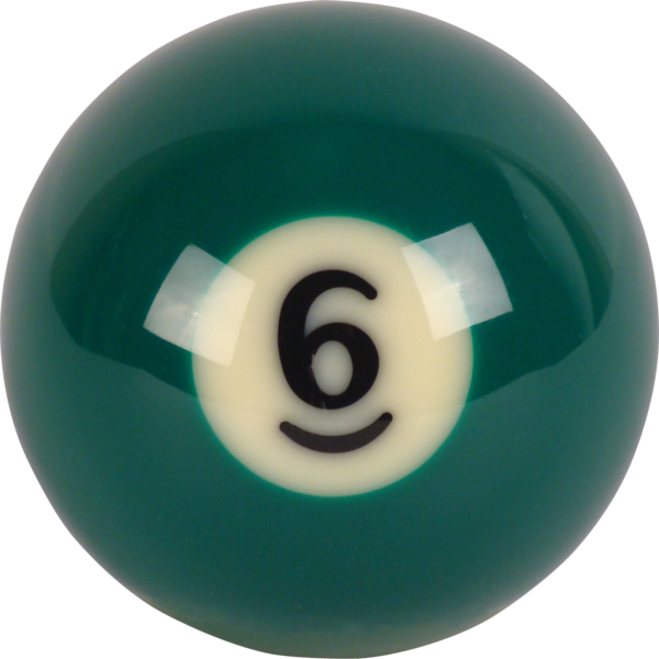 Super Aramith Pro Replacement Ball – #6 | Golden Break Billiards